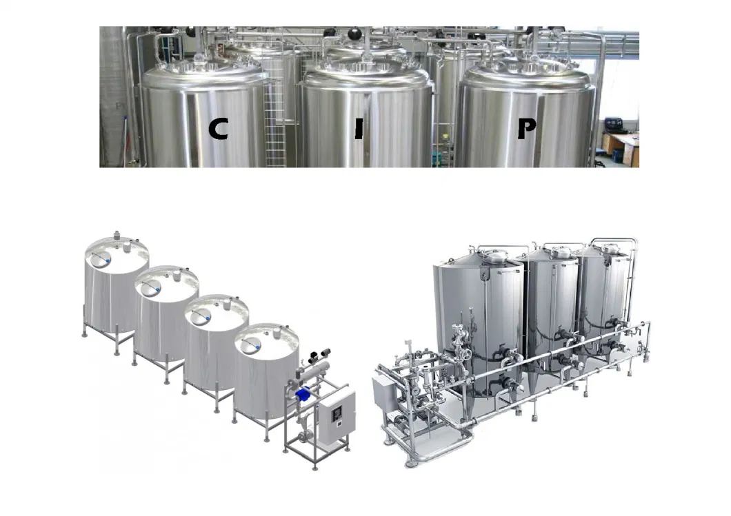 Full PLC Automatic Control CIP System in Two Tanks