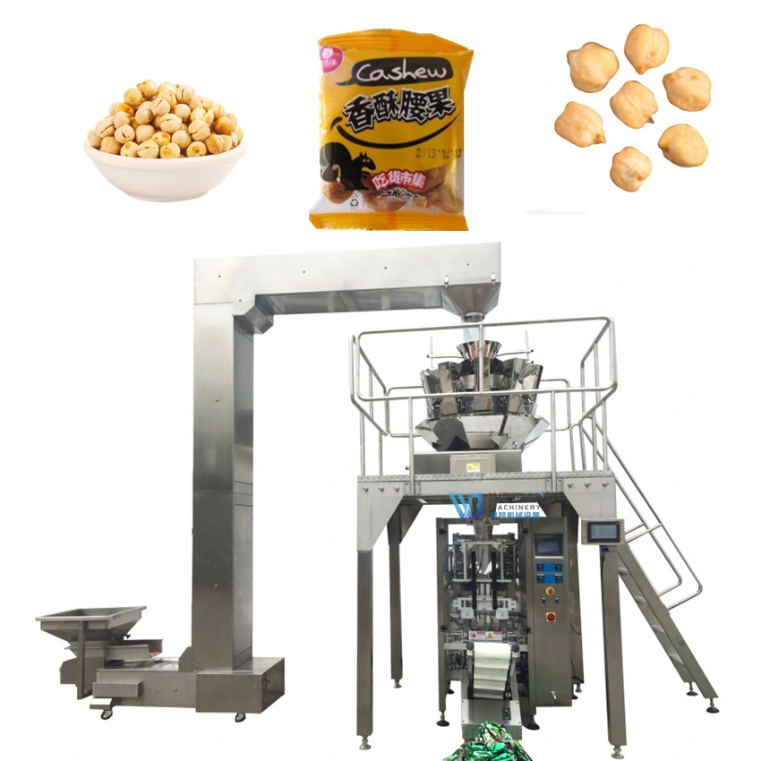 Automatic Peanuts Multi-Head Weigher Packing System with Pneumatic Control