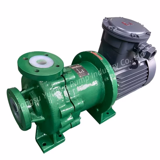 Sealless Chemical Transfer Fluorine Magnetic Drive Pump Industrial Pump
