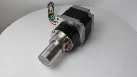 3.0 Ml/Rev Stainless Steel Micro Magnetic Drive Gear Pump with Stepper Motor
