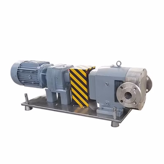 Stainless Steel Sanitary Food Chemical Grade Positive Displacement Rotary Lobe Pumps